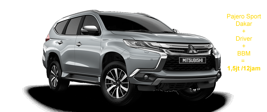 Rental Mitsubishi Pajero Sport+ Driver & BBM