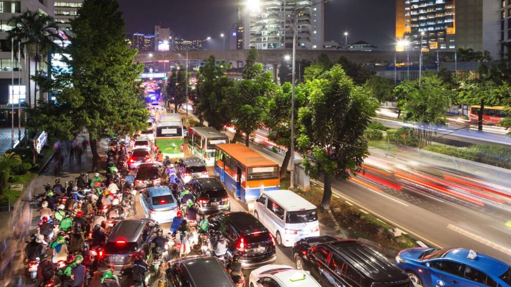 menghindari kemacetan